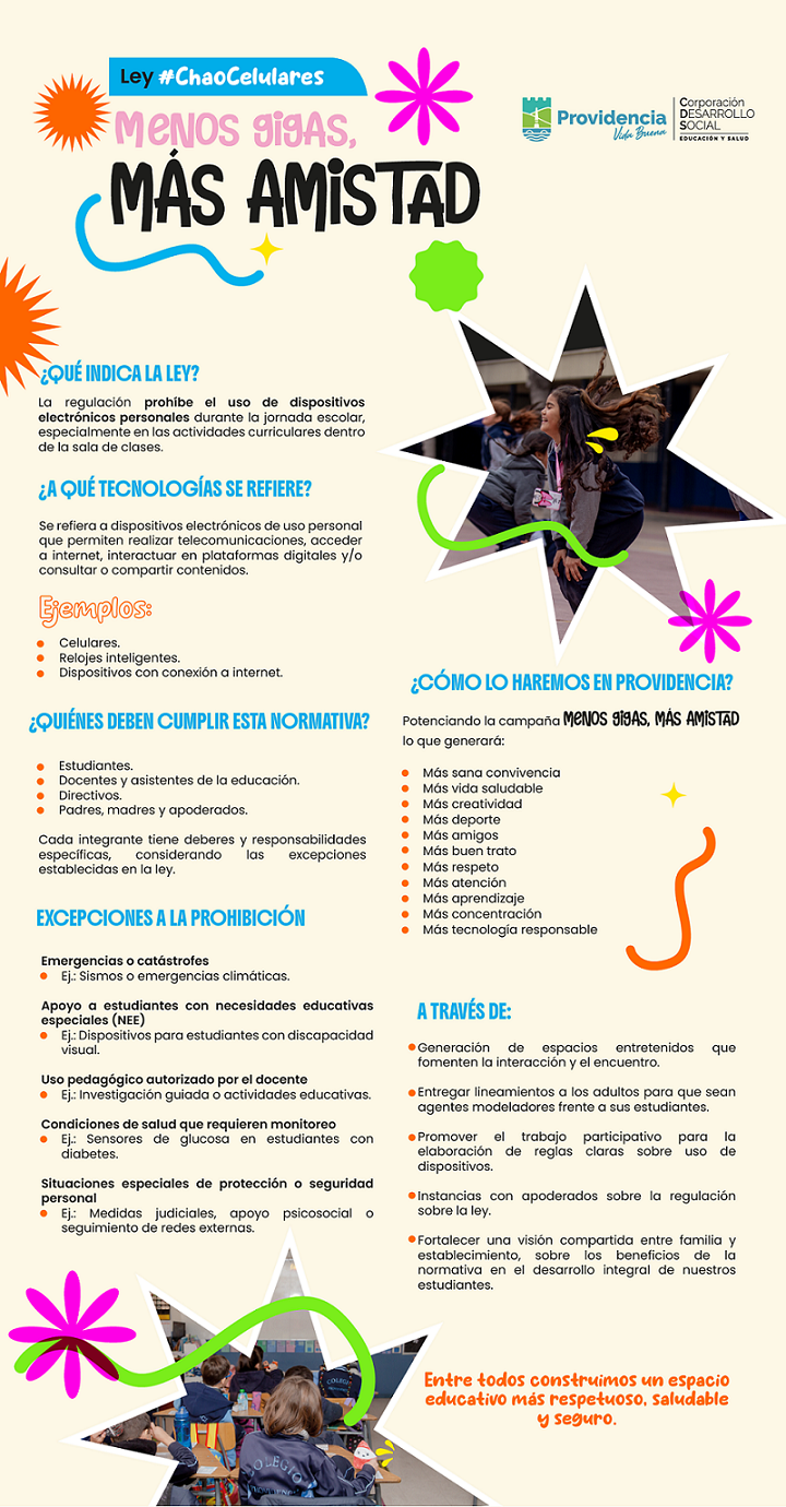 Informativo Menos gigas más amistad